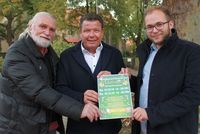 v.l.: Heiko Weichert, Cord Mittendorf, Phillipp Neessen bei der Ankündigung im Oktober..